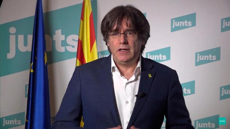 El expresidente de la Generalitat y líder de JxCat, Carles Puigdemont.