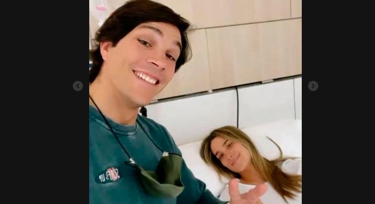 Pablo Castellano y María Pombo, en el hospital.