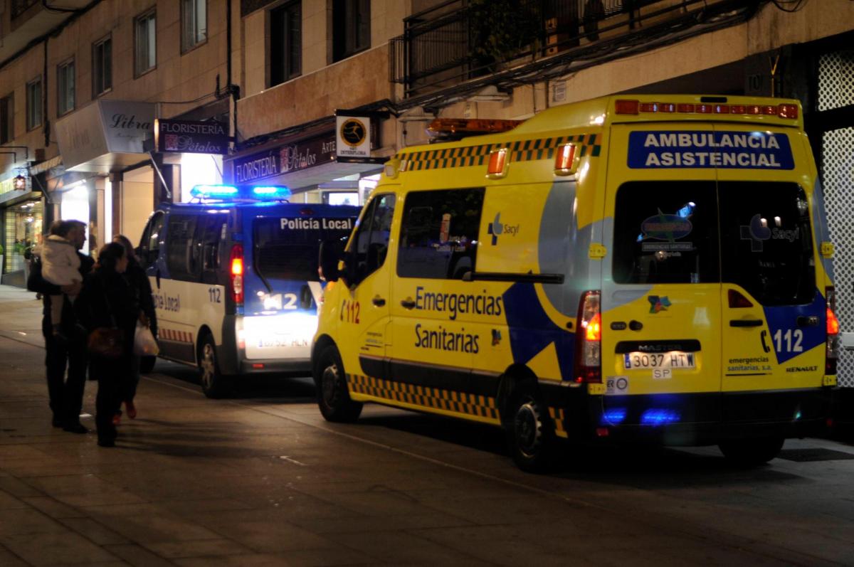 Una ambulancia del Sacyl