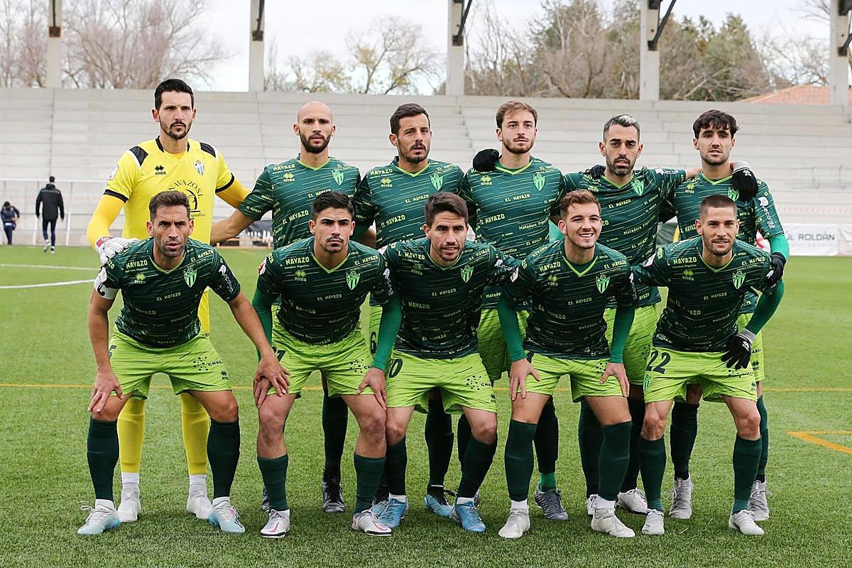 Foto del once del Guijuelo en un partido pasado