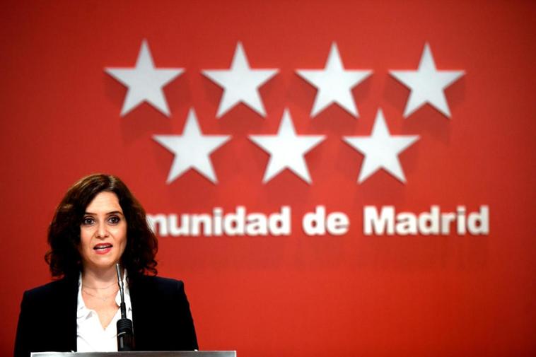 La presidenta de la Comunidad de Madrid, Isabel Ayuso.