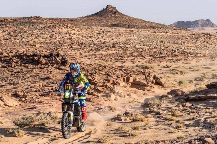 Santolino en el Dakar.