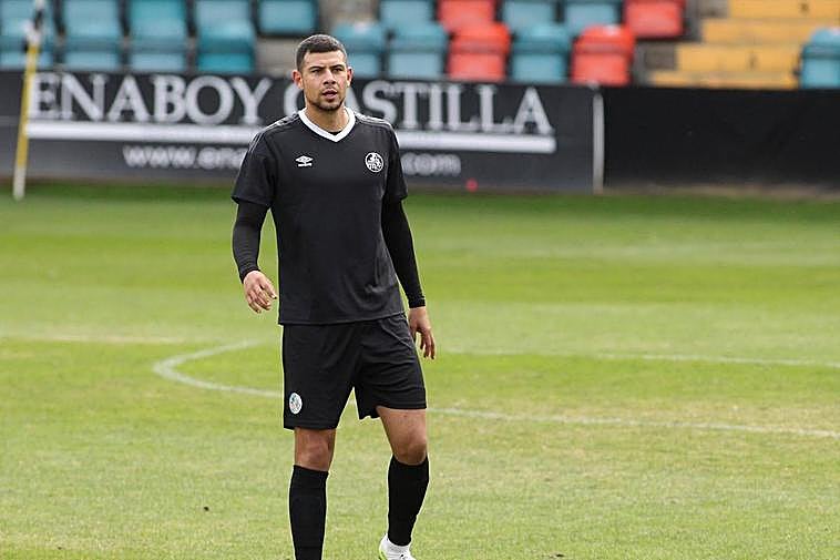 Luis Madrigal en un encuentro con el Salamanca UDS.