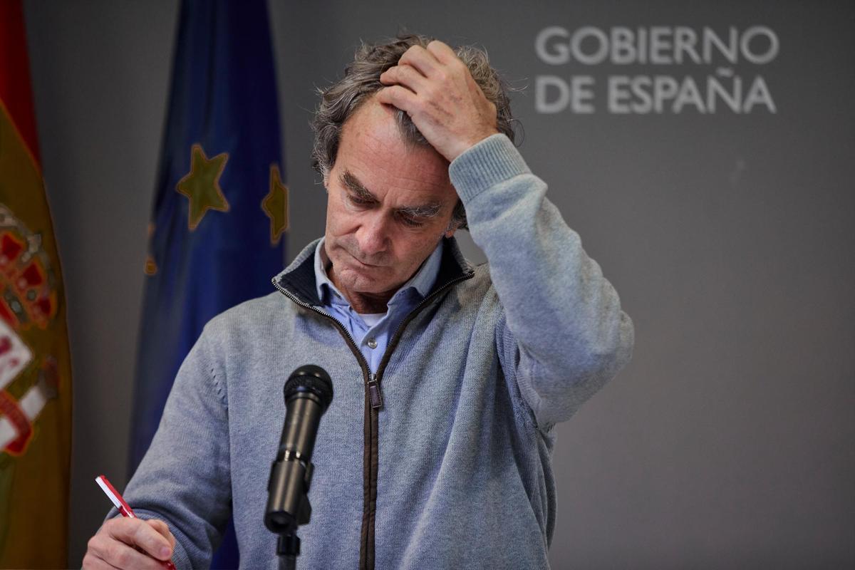 Rueda de prensa de Sanidad para informar sobre la pandemia.