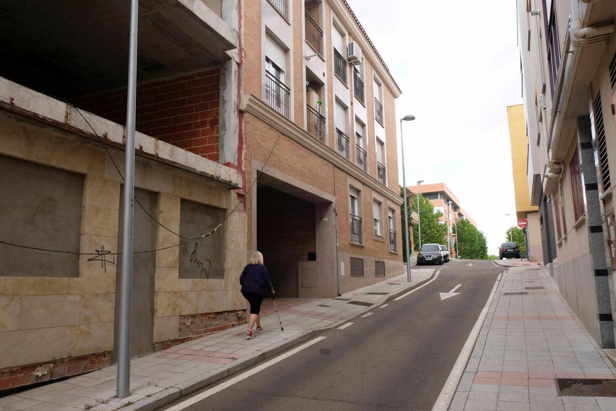 Calle en la que tuvo lugar el accidente.