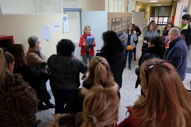 Aspirantes en una oposición de la Junta antes de la pandemia.