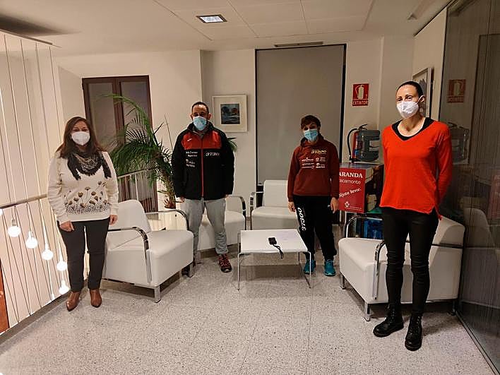 Carmen Ávila, Jorge Casas, Lucía García y Pilar García.