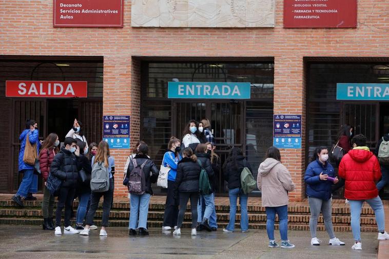 Estudiantes de Farmacia de la Universidad de Salamanca.