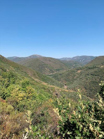 La ruta ofrece espectaculares panorámicas de las sierras del sur de la provincia.