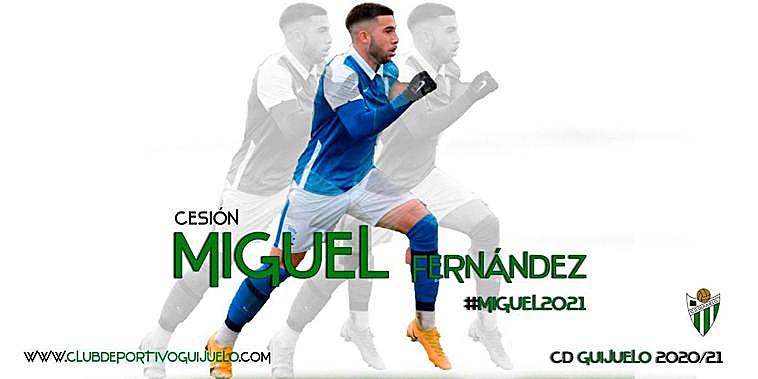 Anuncio del fichaje de Miguel Fernández.