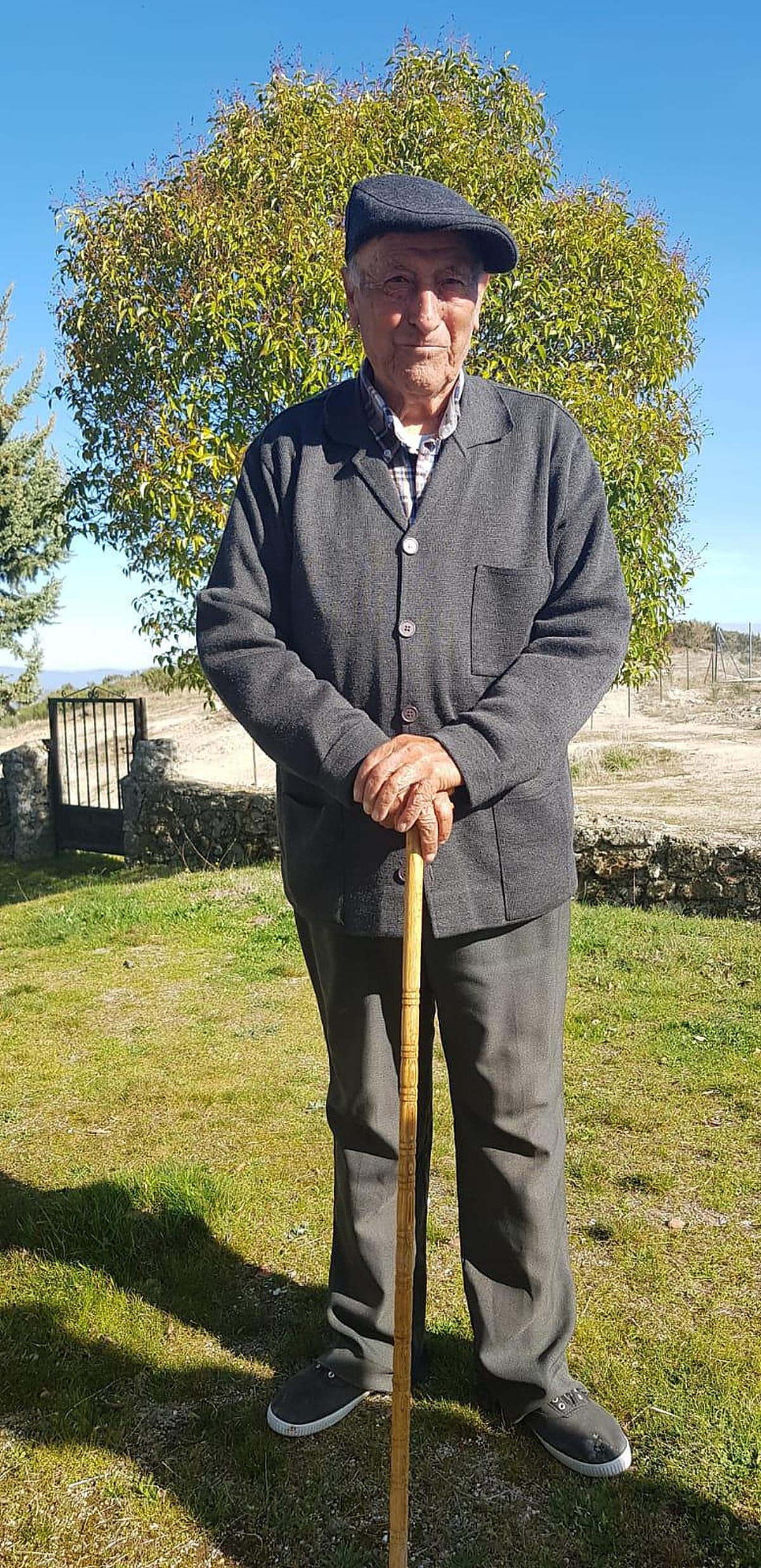 Reyes Hernández acaba de cumplir 102 años en la residencia de El Cerro.