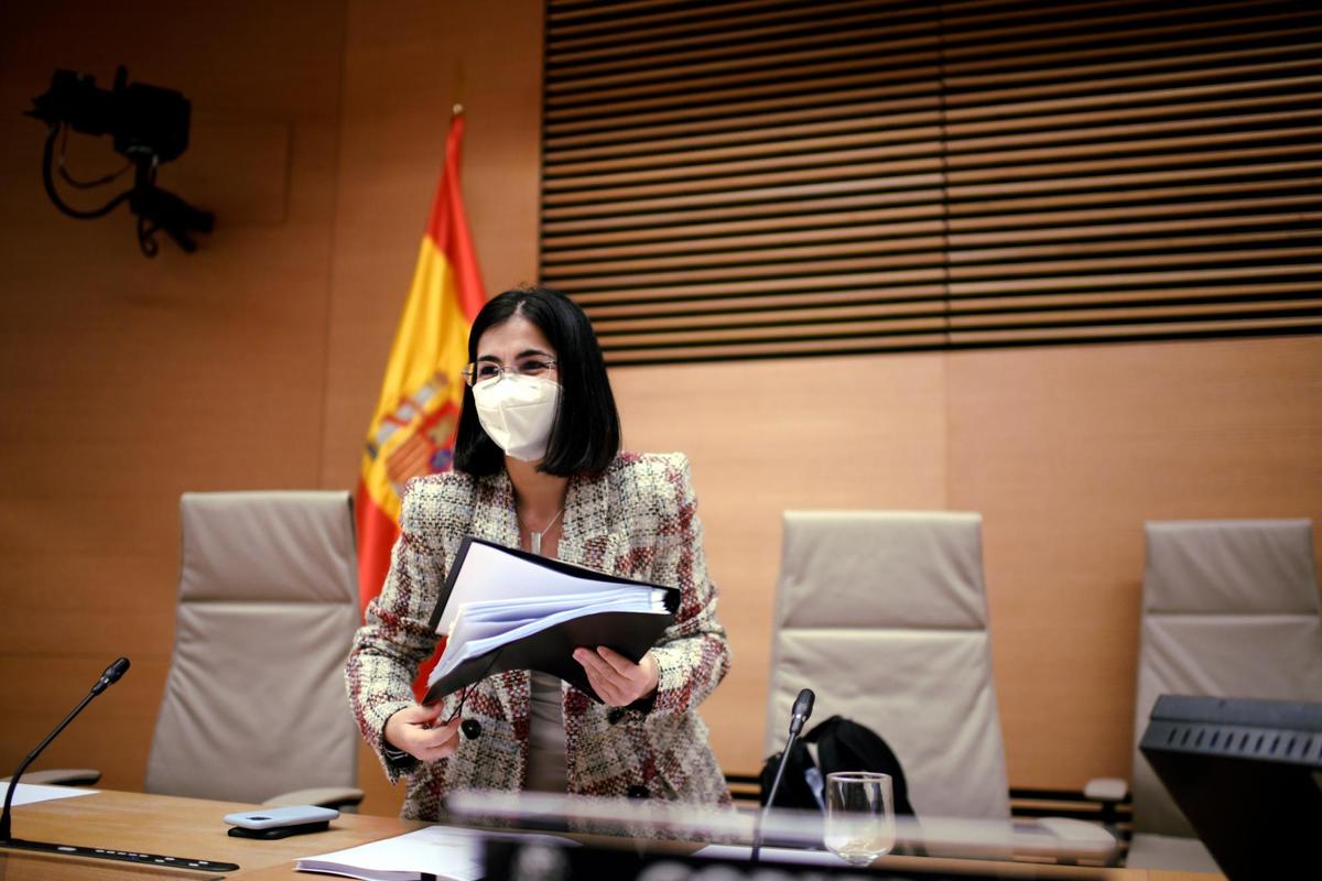 La ministra de Sanidad. Carolina Darias.