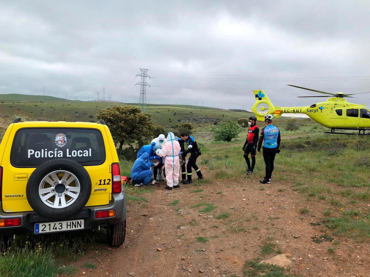 Imagen de un rescate en la misma zona ocurrido en mayo del año pasado