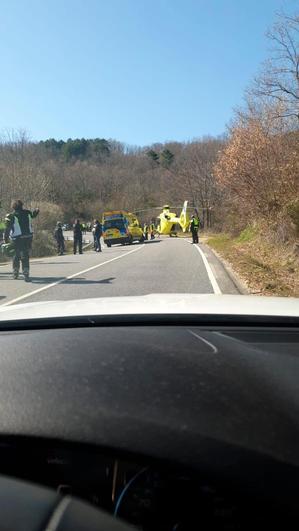 Dos motoristas, heridos graves tras colisionar en Santibáñez de la Sierra