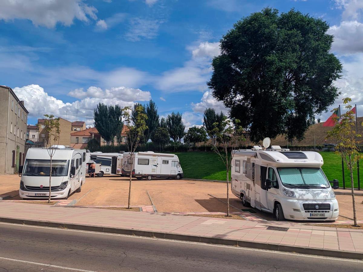 Área de estacionamiento de caravanas de Ciudad Rodrigo.