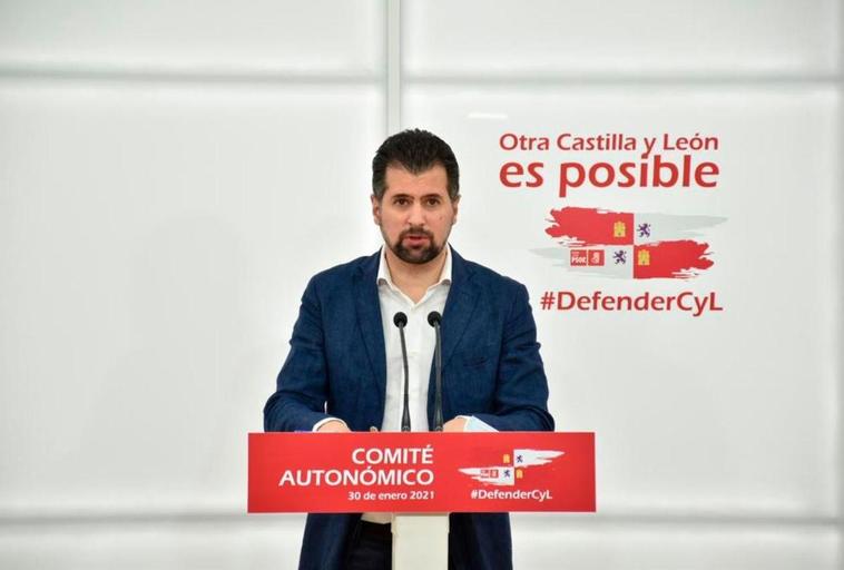 Luis Tudanca, secretario autonómico del PSOE.