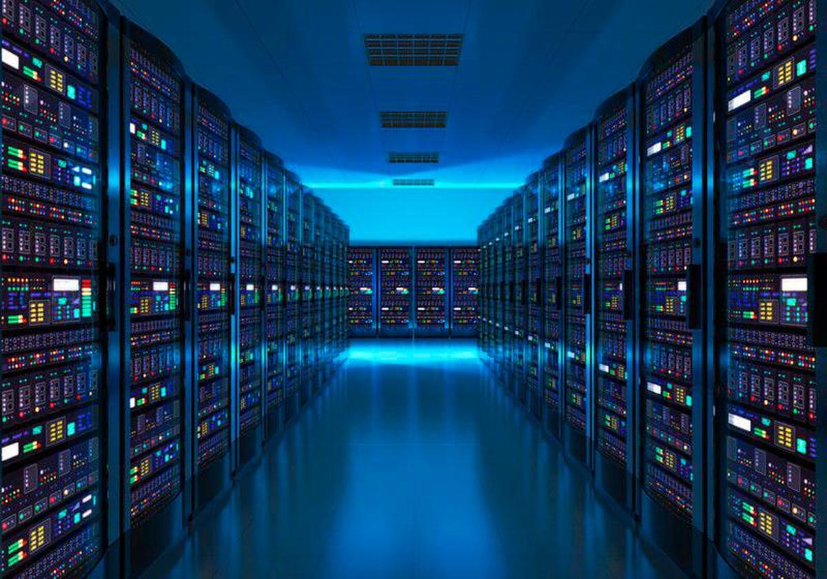 Imagen de archivo de las instalaciones de un servidor
