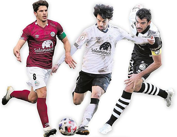 Amaro, Javi Navas y De la Nava.