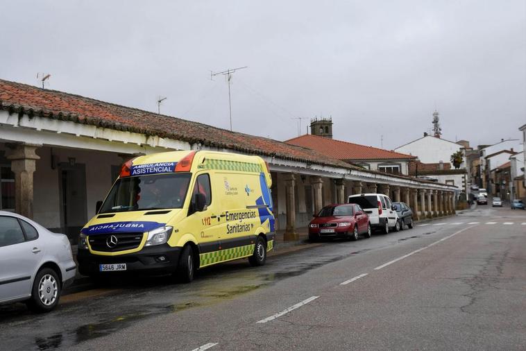 Ambulancia Medicalizada de Ciudad Rodrigo en Vitigudino.