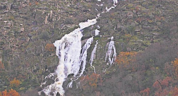 Cascada del Desgalgadero, en Villarino