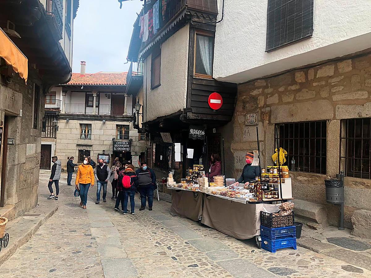 Ambiente animado en La Alberca.