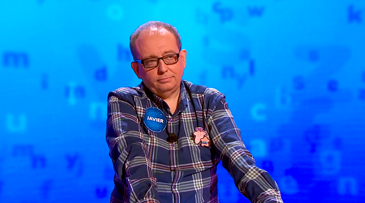 El salmantino Javier Dávila durante su participación en “Pasapalabra”