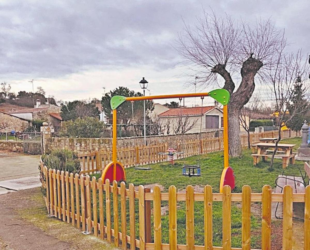 La nueva imagen de los parques de la localidad de San Pedro del Valle