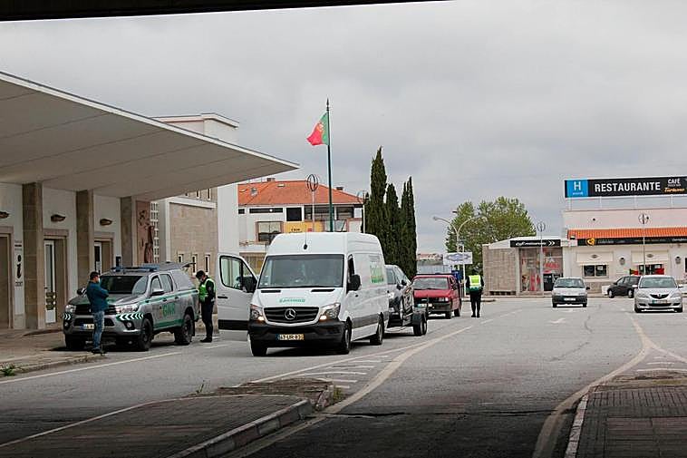 Control de frontera portugués en Fuentes de Oñoro-Vilar Formoso