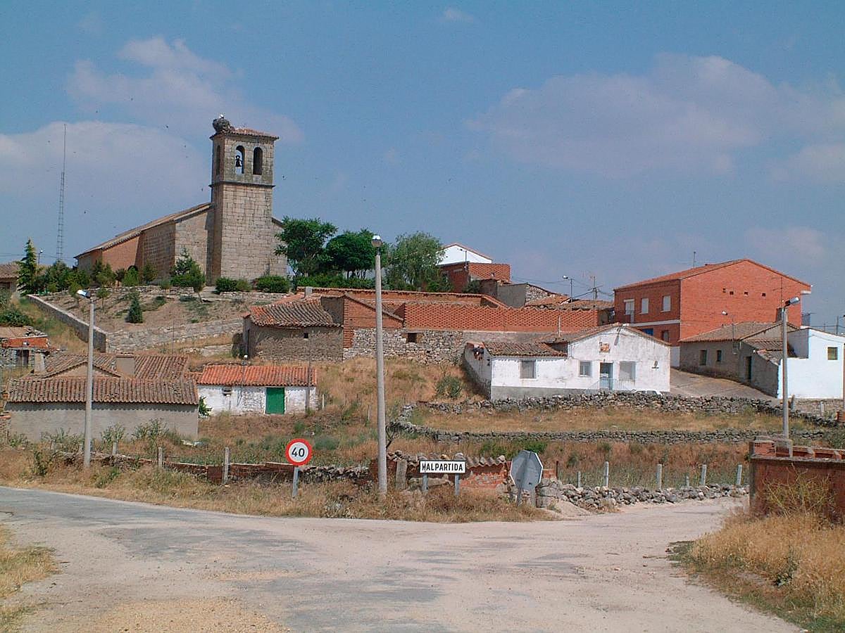 Imagen de la localidad de Malpartida, en la comarca de Peñaranda.