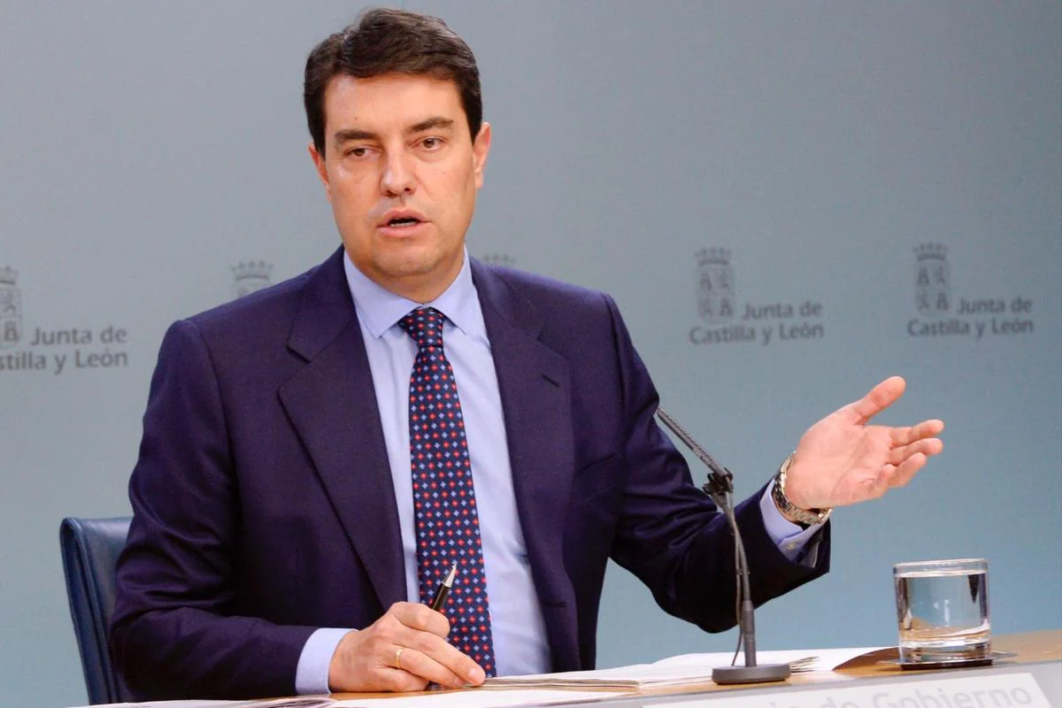 El consejero de Presidencia de la Junta de Castilla y León, Ángel Ibáñez.