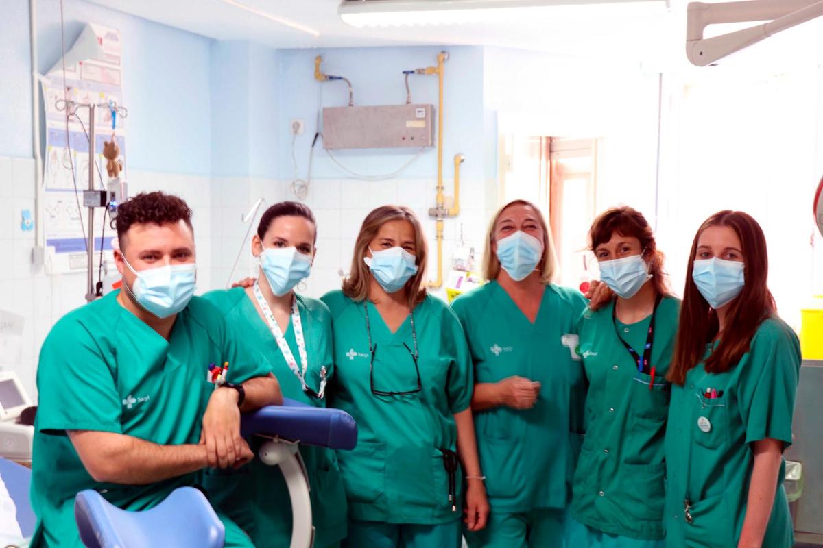 Equipo de Enfermería de Obstetricia que ha particpado en el estudio premiado.