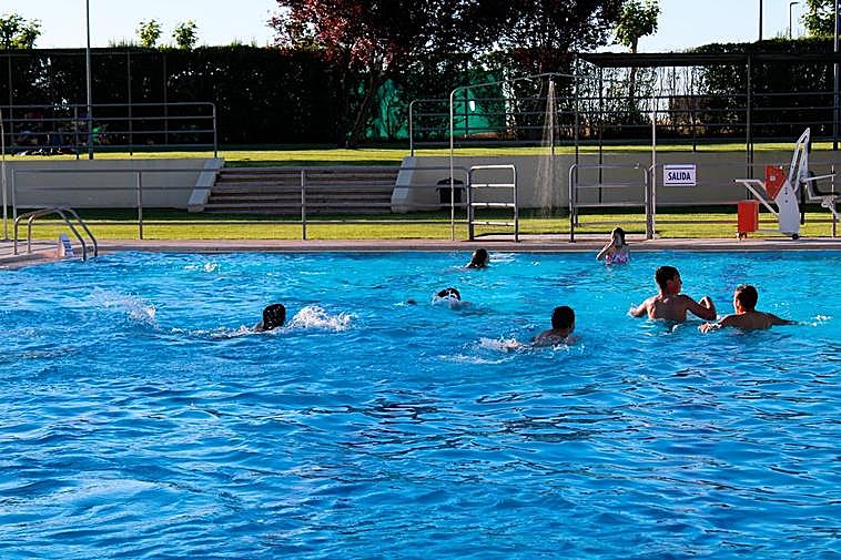 Imágenes de los primeros chapuzones.