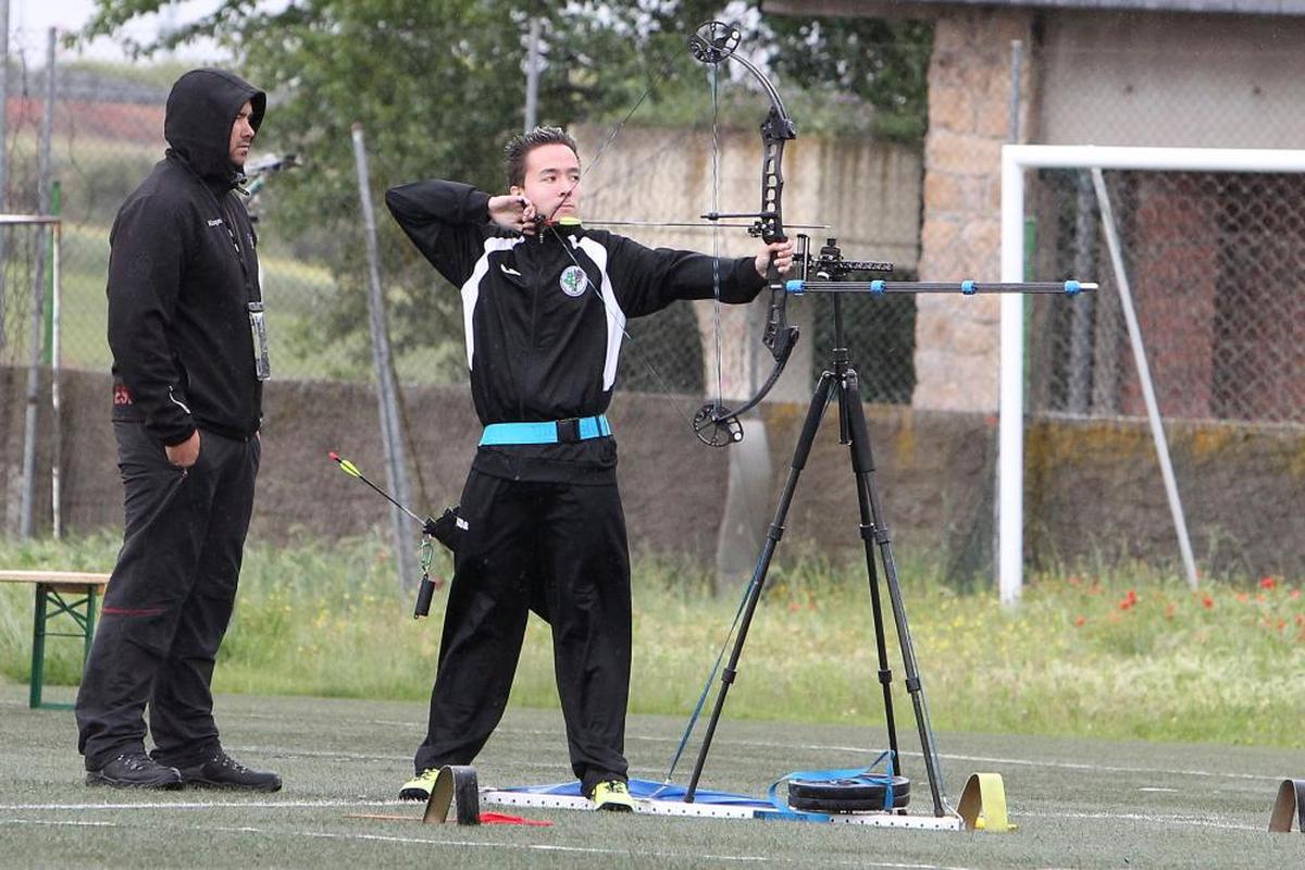 Daniel Martín Anaya en un entrenamiento en El Tori.