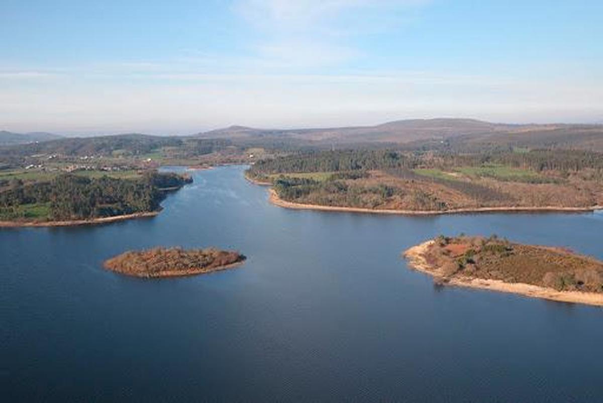 Embalse de La Fervenza, en Mazaricos.