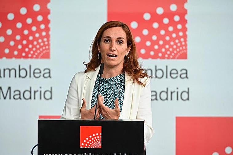 Mónica García, portavoz de Más Madrid.