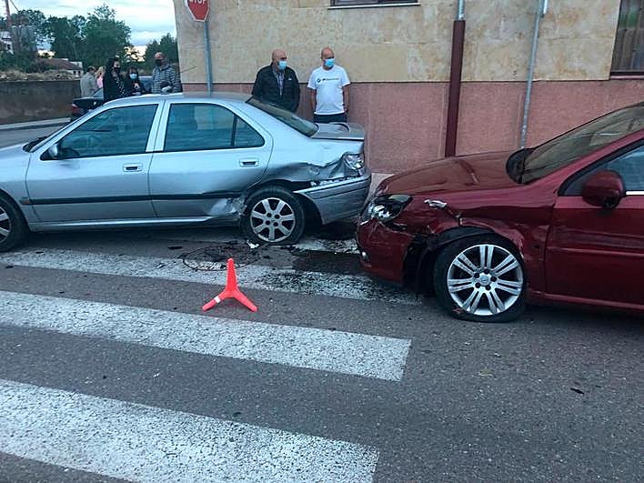 Imagen del accidente en Villamayor.
