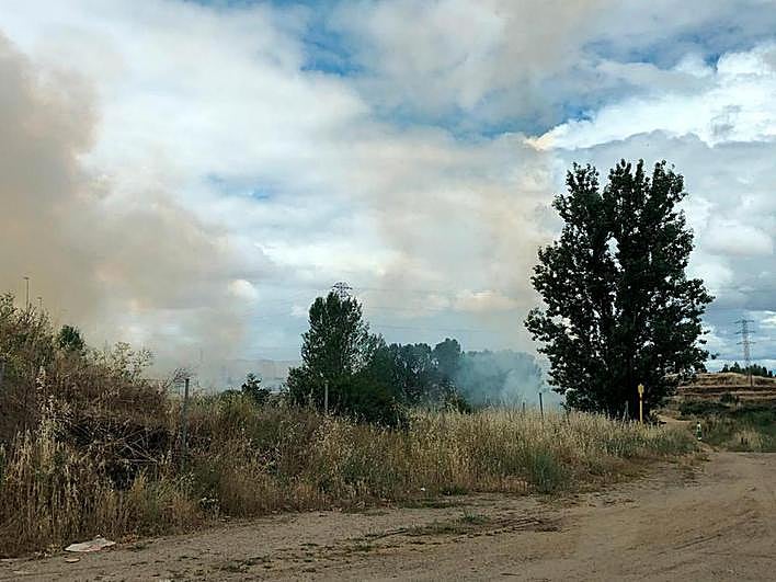 Imagen del incendio.