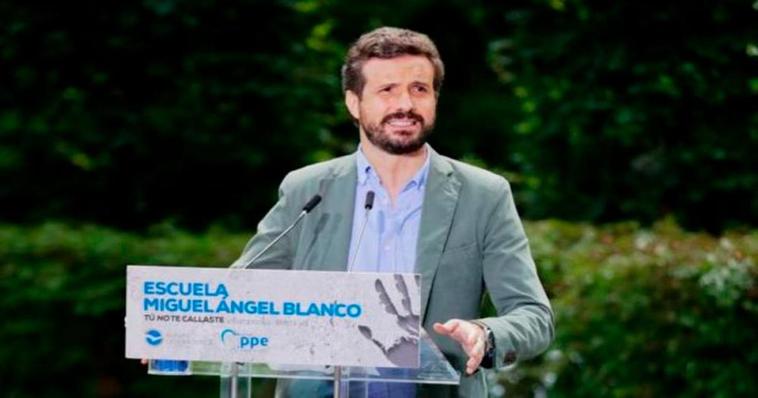 Casado ha realizado estas manifestaciones en Ermua.