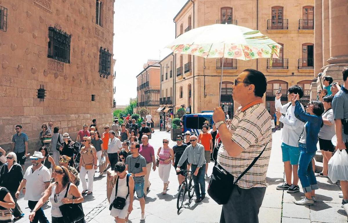 Jornada soleada en Salamanca.