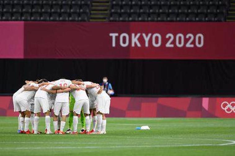 La selección española de fútbol.