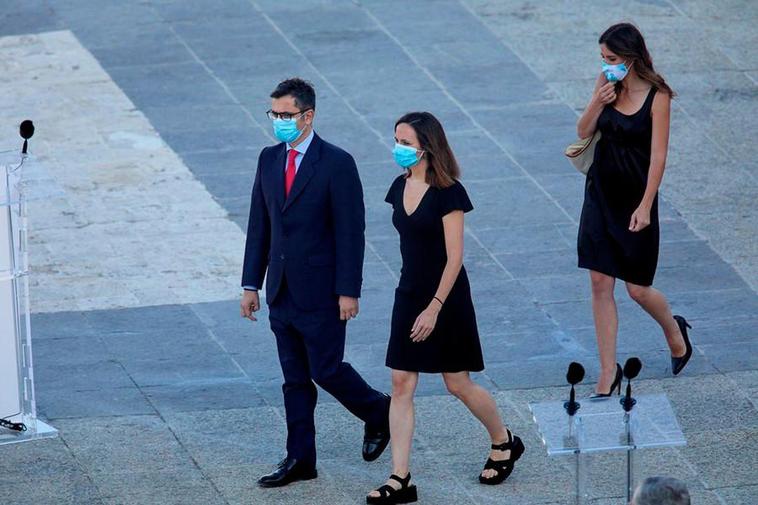 Félix Bolaños, Ione Belarra e Irene Montero.