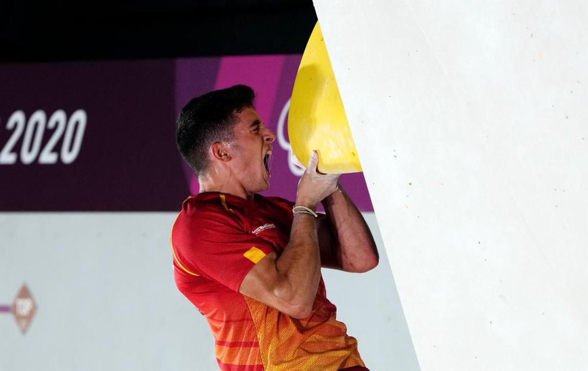 Alberto Ginés, durante su participación en los Juegos.