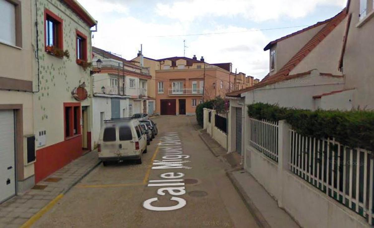 Calle Miguel Delibes de Cabrerizos.