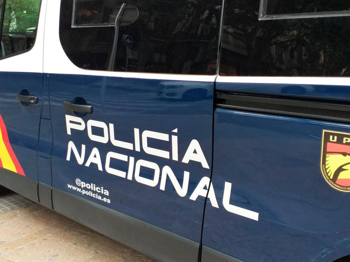 Un furgón de la Policía Nacional.