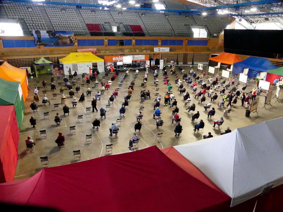 Una jornada de vacunación en Salamanca.