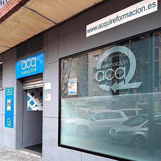 Vista exterior de la sede de Acquire Formación en el paseo de los Robles