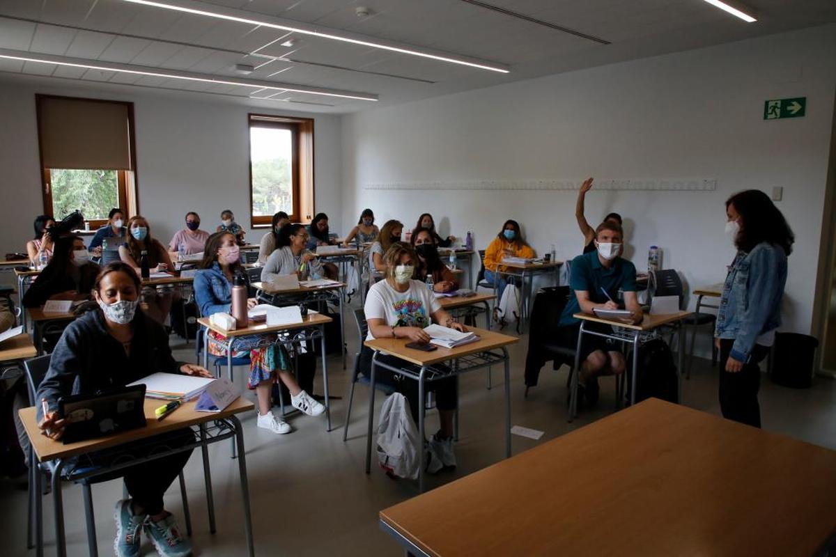 Alumnos de Cursos Internacionales el pasado julio