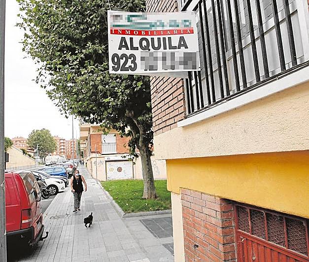 Una vivienda disponible para el alquiler en Salamanca.
