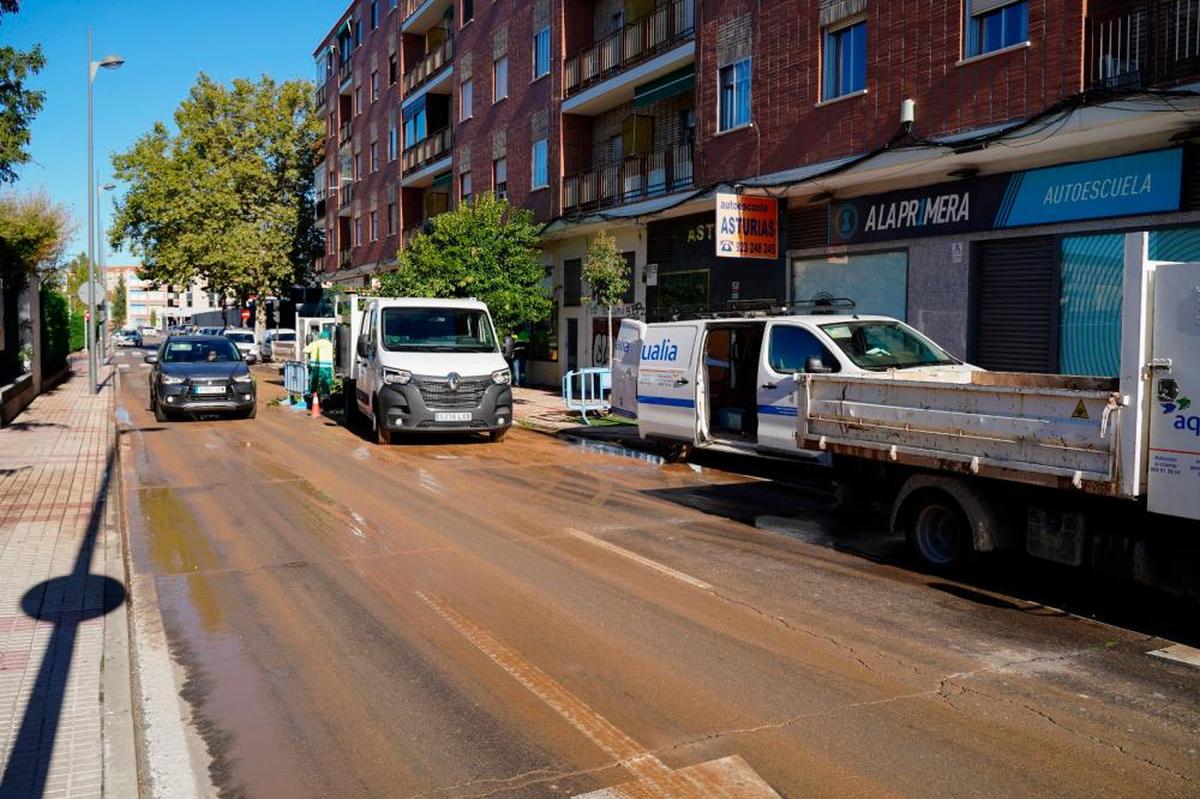 La avenida Maristas se ha vuelto a ver afectada por un reventón