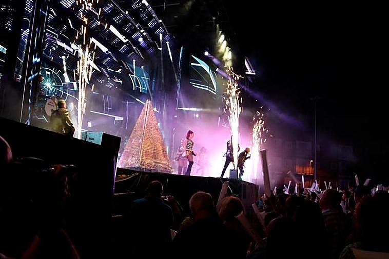 Última actuación de la orquesta Panorama en la provincia